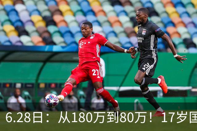 6.28日：从180万到80万！17岁国脚帅惟浩这五个月，谁在为青训补偿买单？